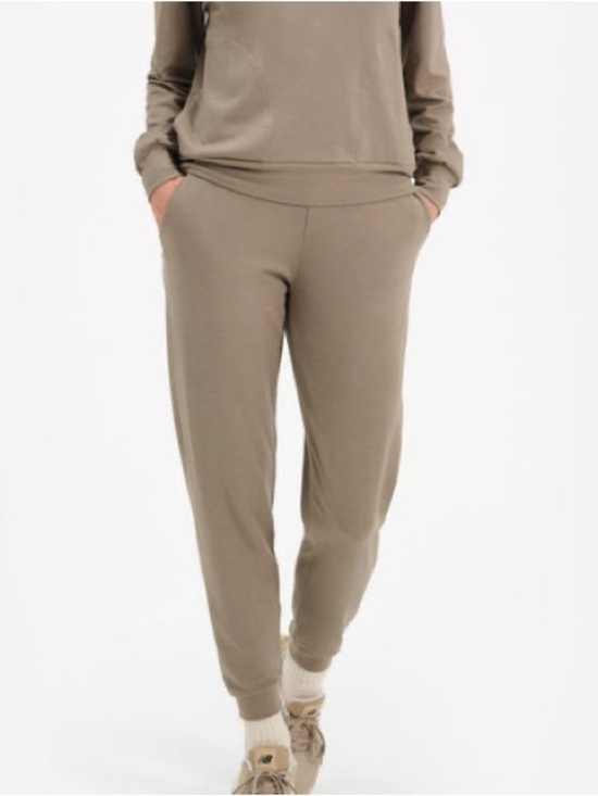 MATE the Label Pants - MATE the Label Seacell Tencel Everyday Jogger in Pebble Small New